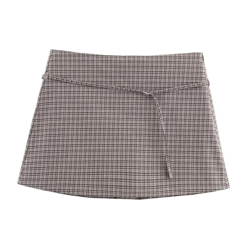 Lola Side Zip Skort with Belt