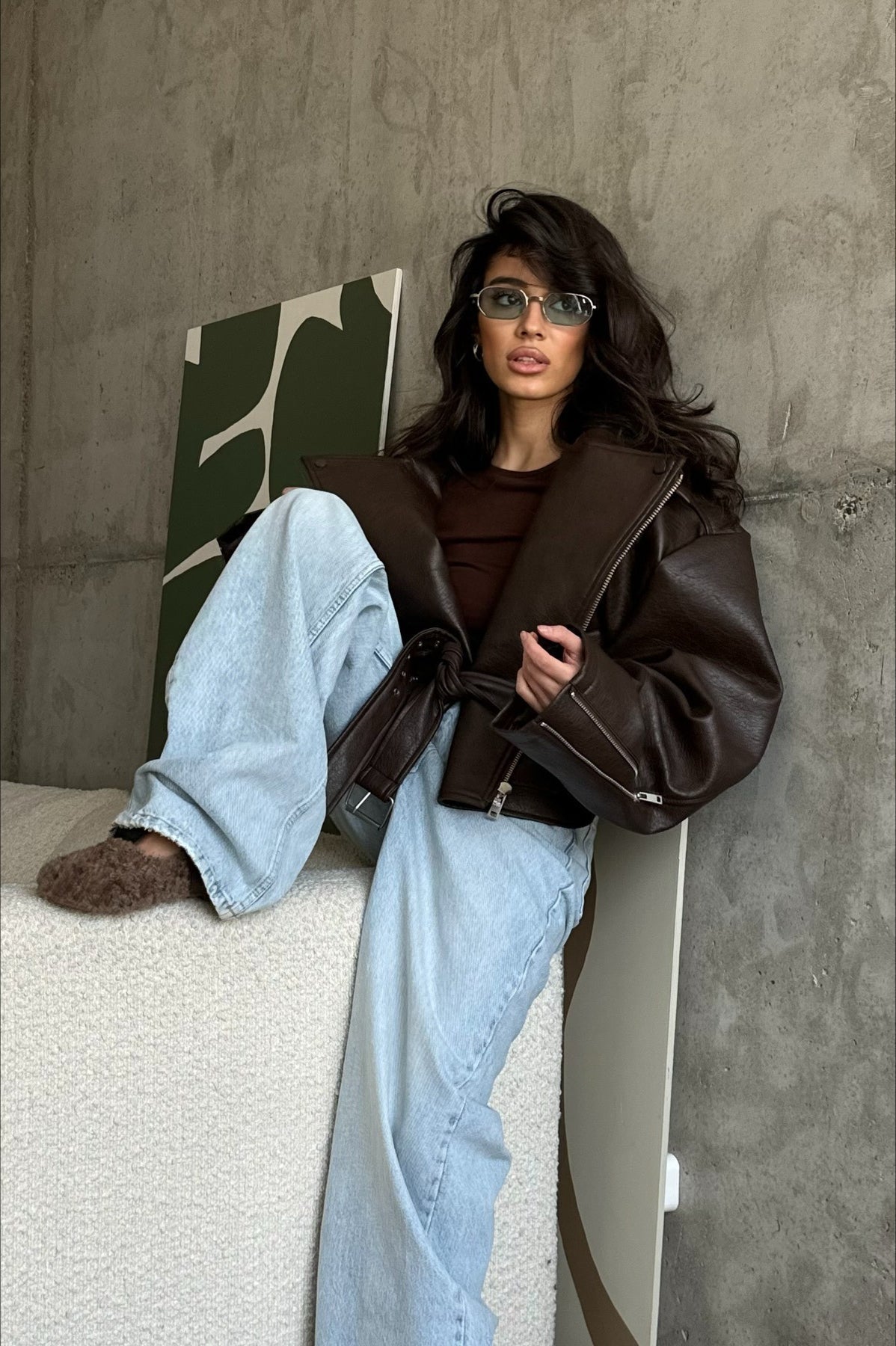 Stellina Vegan Leather Jacket