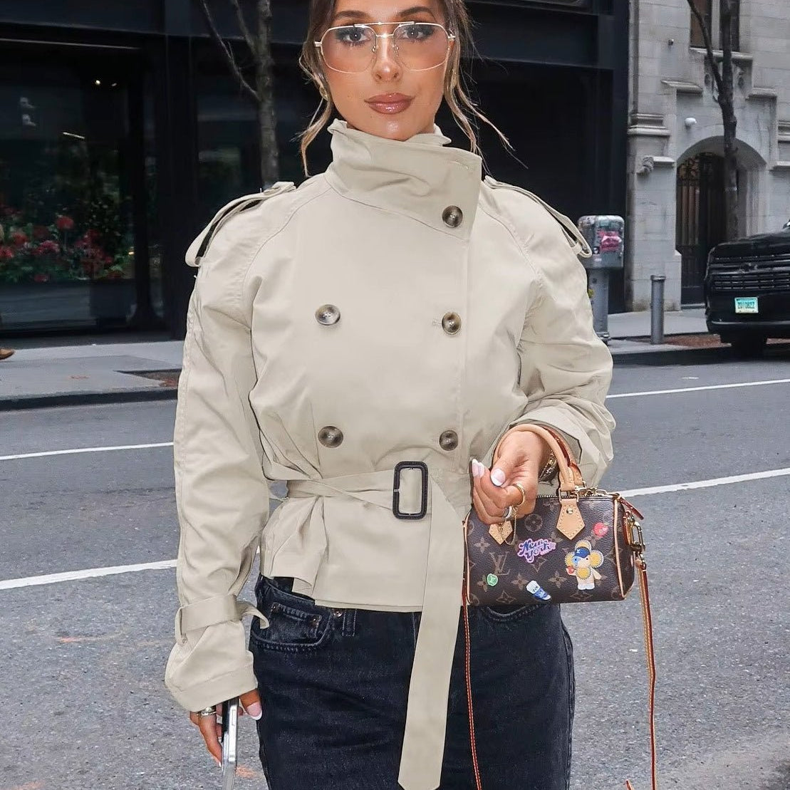 ZEYA - Amelie Belted Trench Coat