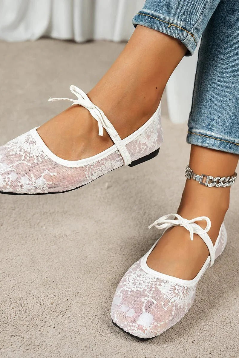 ZEYA - Beatrice Mesh Ballet Flats