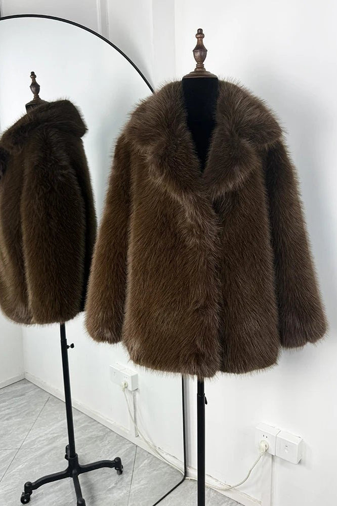ZEYA - Beatrix Oversized Faux Fur Coat