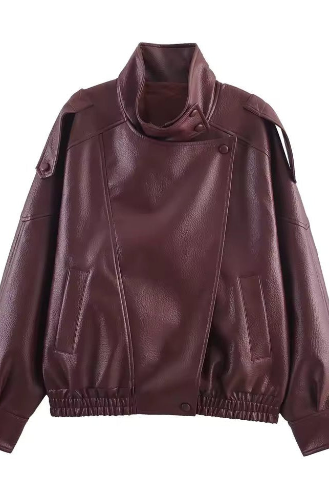ZEYA - Bianca Asymmetric Button Pocket Jacket