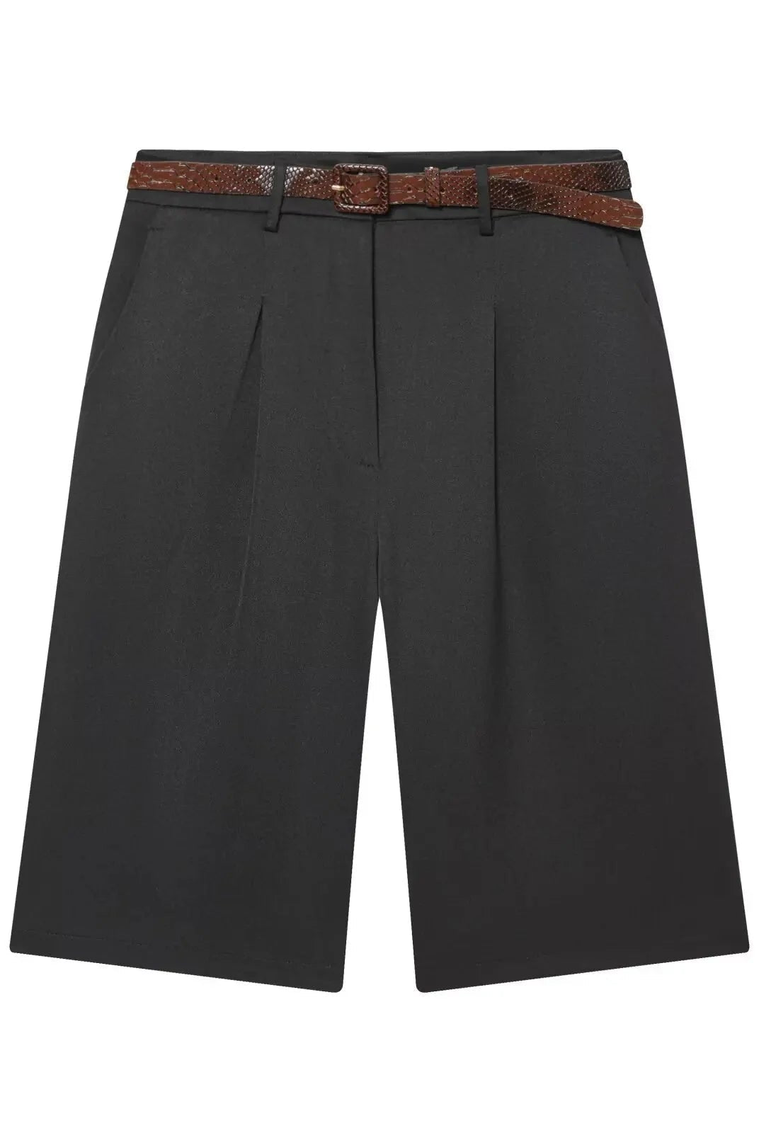 ZEYA - Bianca High Waist Bermuda Shorts with Belt