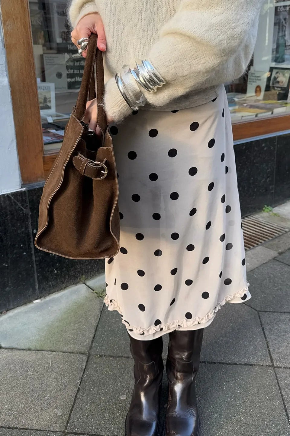 ZEYA - Bianca Sheer Mesh Midi Skirt