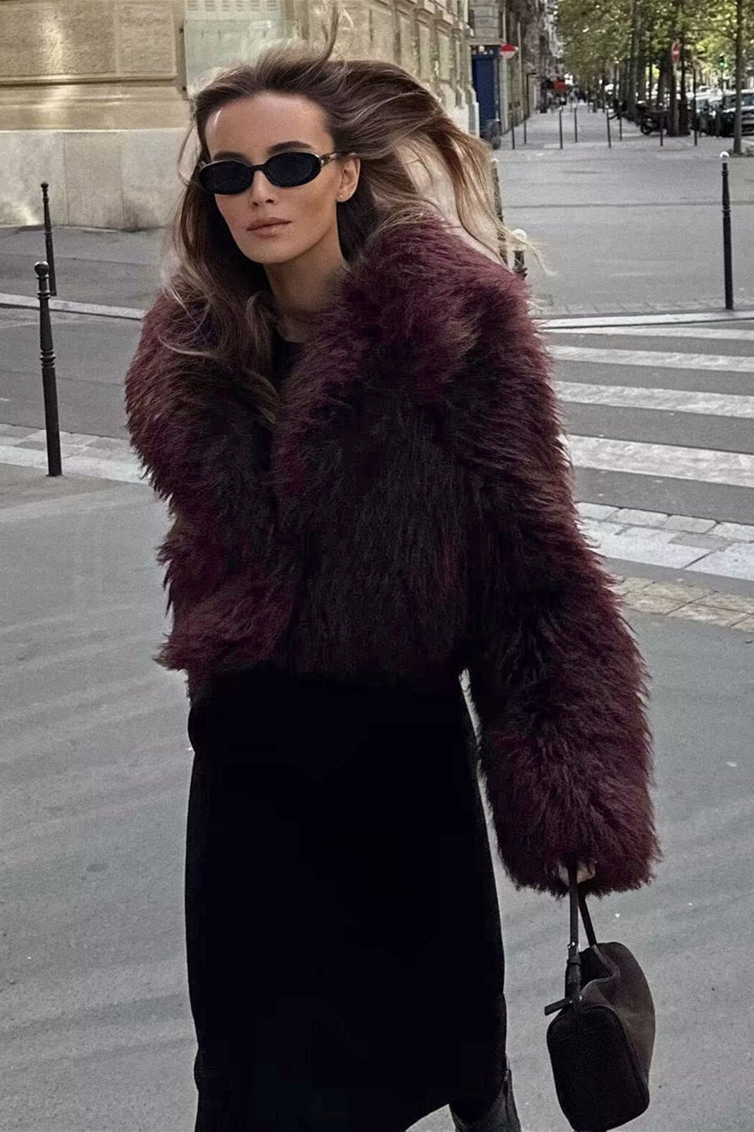 ZEYA - Brenda Short Faux Fur Coat