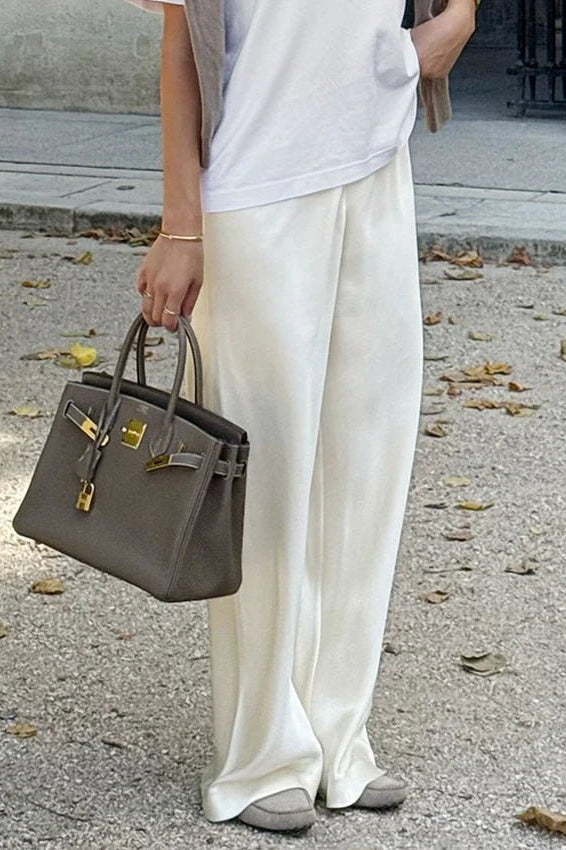 ZEYA - Brie Satin Flare Pants