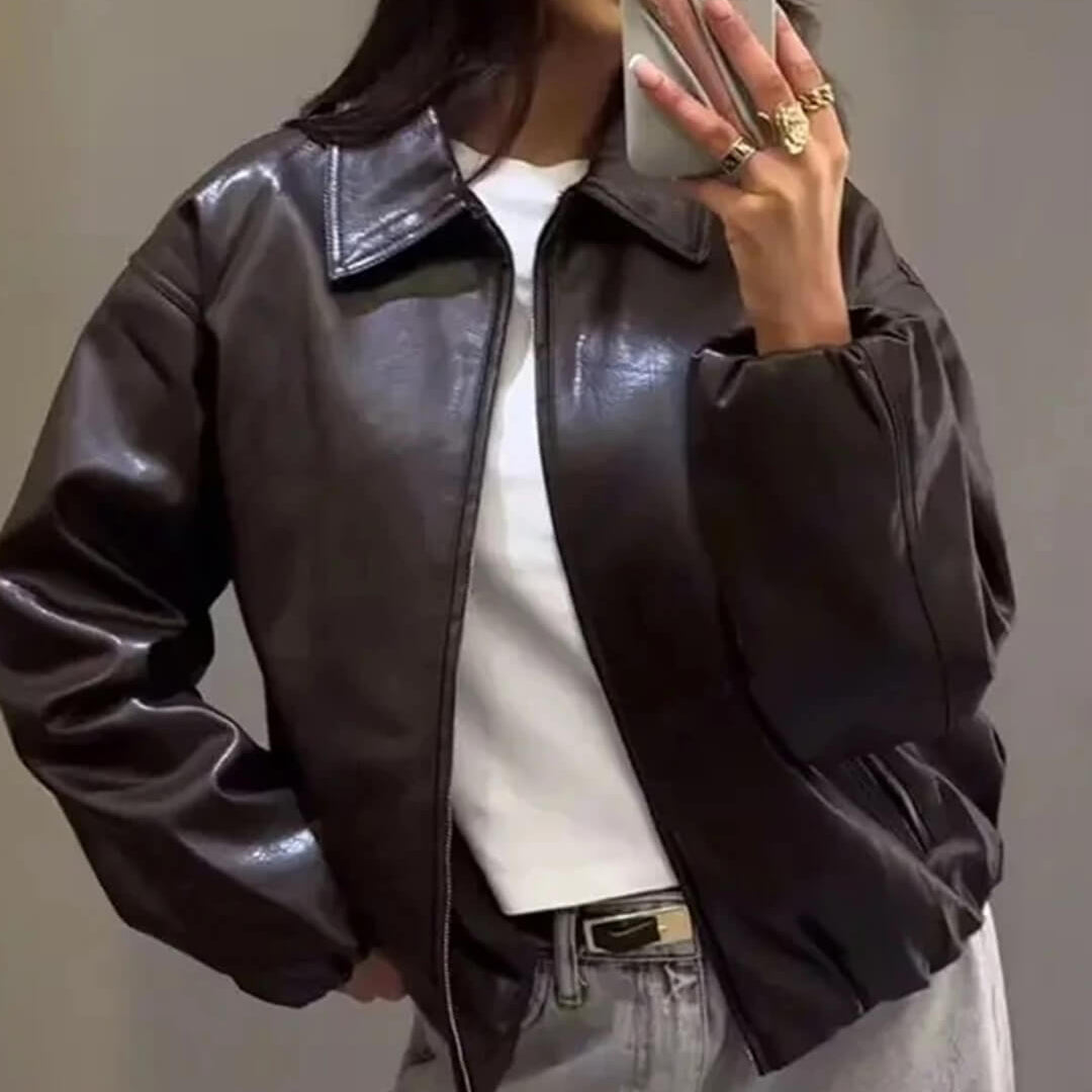ZEYA - Carmen Faux Leather Jacket