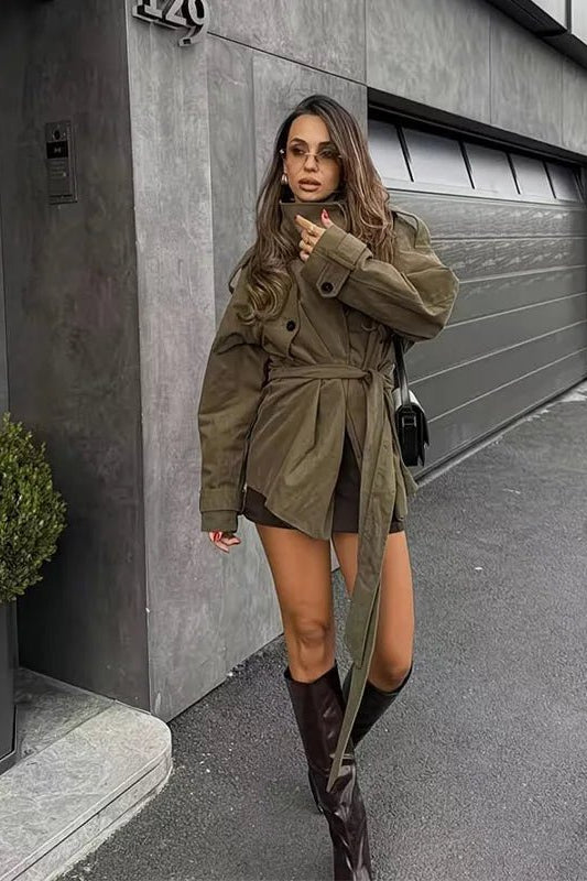 ZEYA - Elena Belted Trench Coat