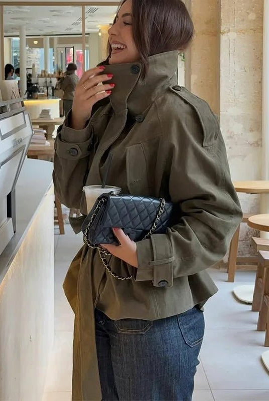 ZEYA - Elena Belted Trench Coat