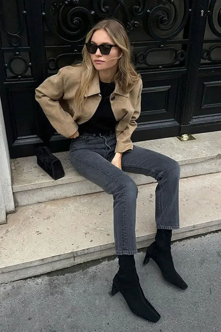 ZEYA - Ellen Faux Suede Jacket