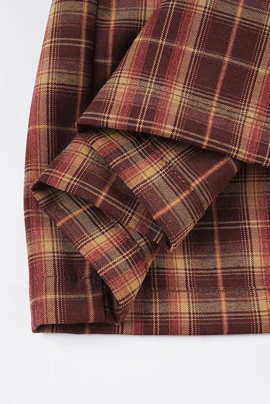 ZEYA - Ellie Long Sleeve Plaid Mini Dress