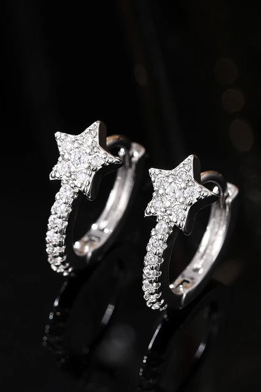 ZEYA - Elyse Star Hoop Earrings