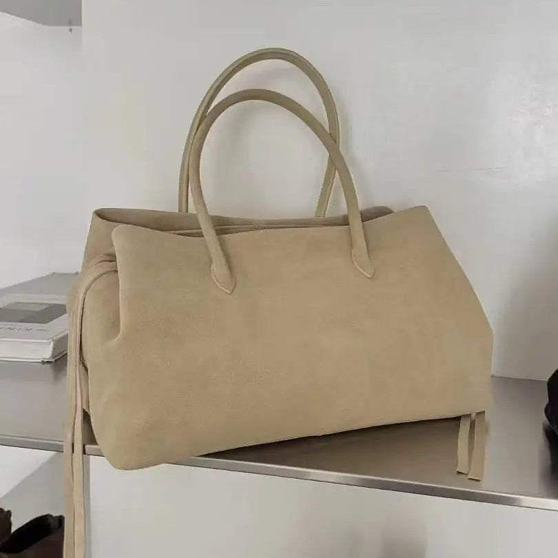 ZEYA - Emma Multi-Compartment Leather Tote Bag