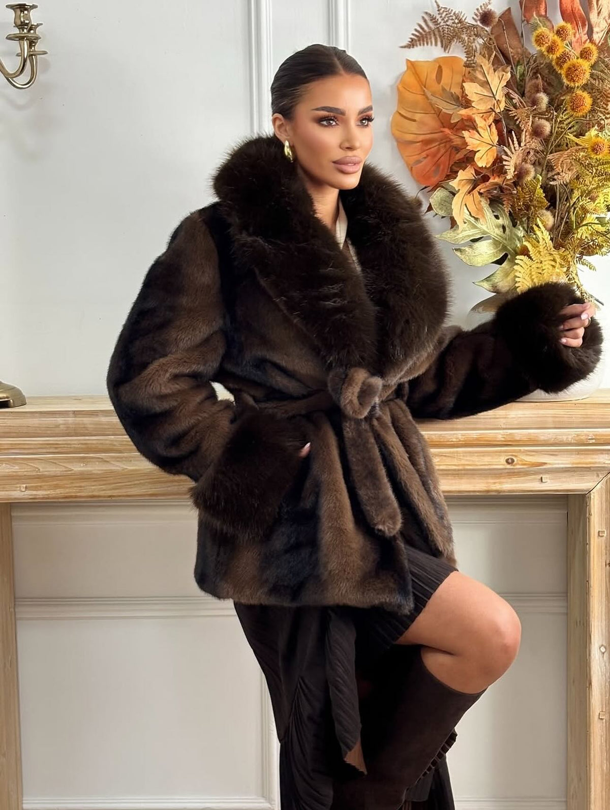 ZEYA - Erica Faux Fur Coat