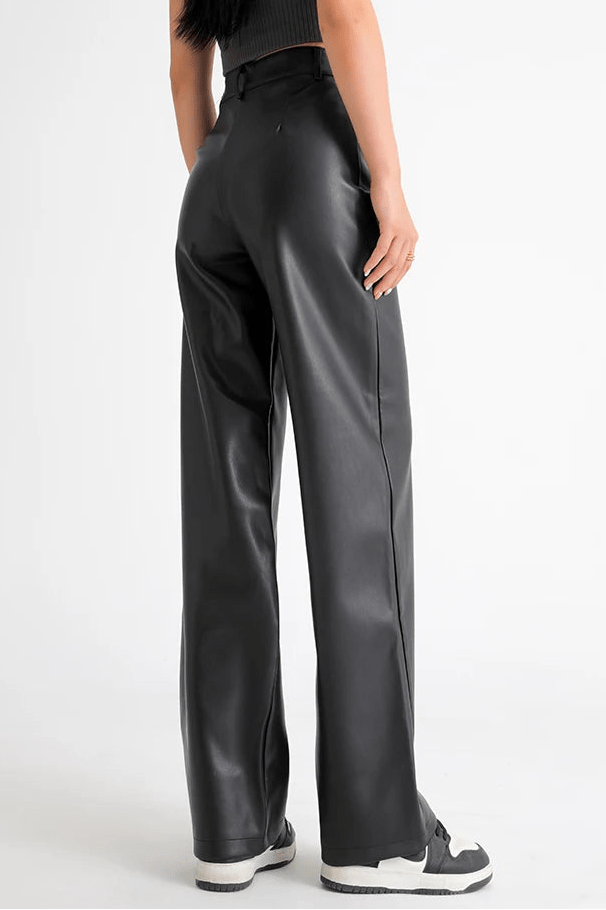 ZEYA - Estella High Waisted Leather Pants