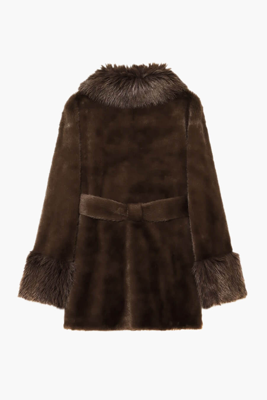 ZEYA - Eva Belted Faux Fur Coat