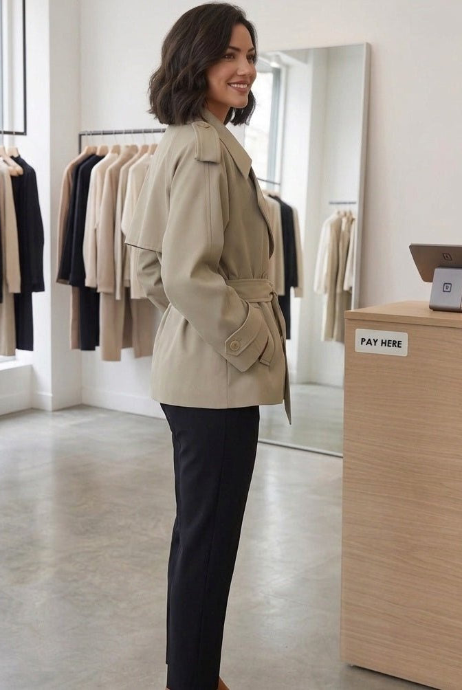 ZEYA - Fabienne Oversized Belted Trench Coat