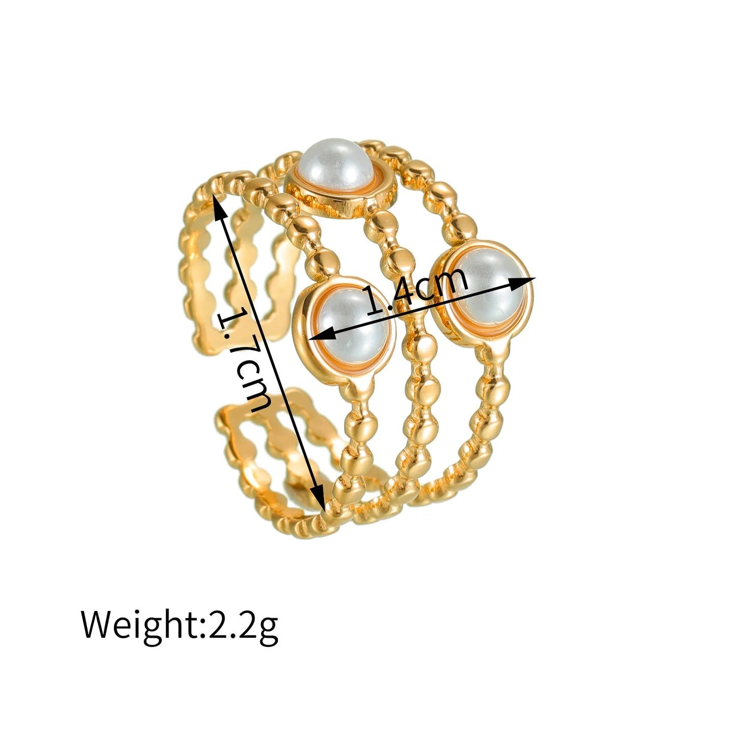 ZEYA - Farina Pearl Ring