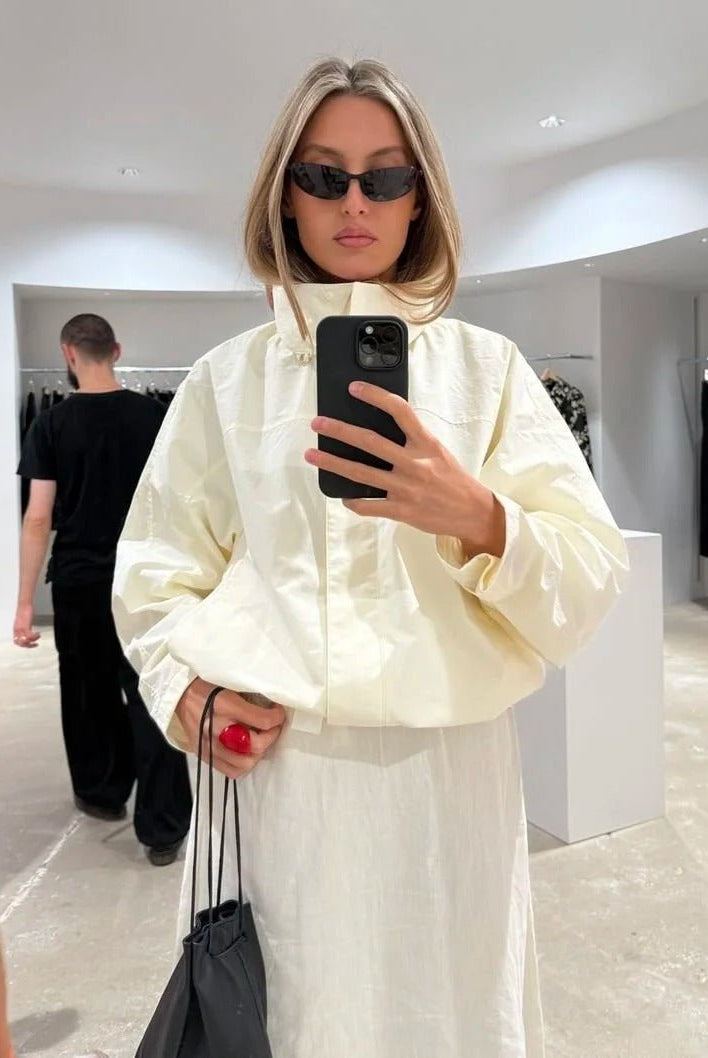 ZEYA - Fiona Funnel Neck Windbreaker Jacket