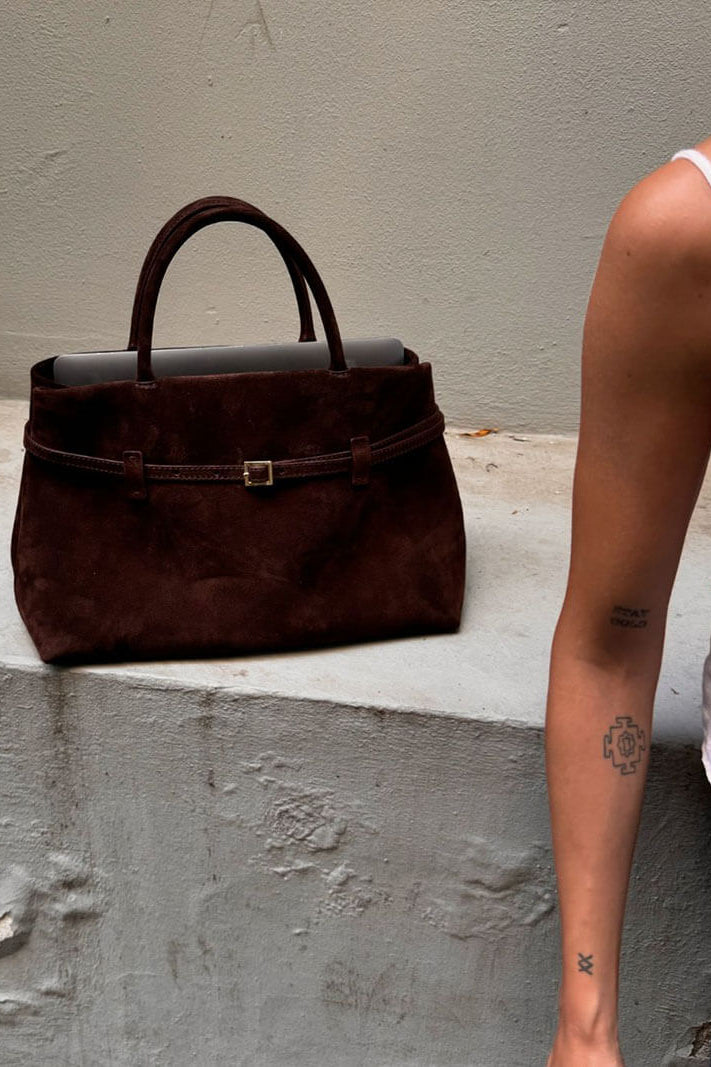 ZEYA - Fiona Suede Crossbody Bag