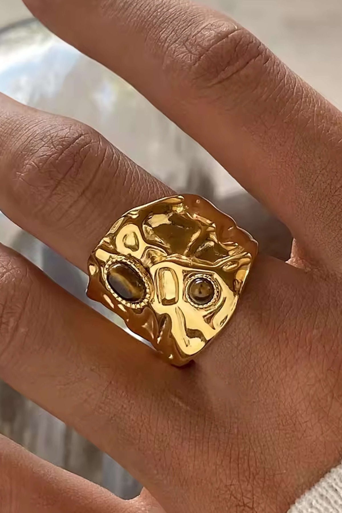 ZEYA - Gemma Chunky Detail Ring