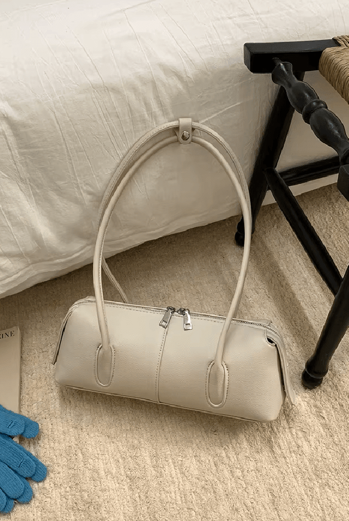ZEYA - Hannah Cylindrical Leather Shoulder Bag