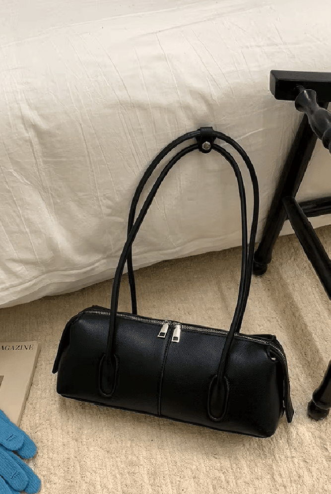 ZEYA - Hannah Cylindrical Leather Shoulder Bag