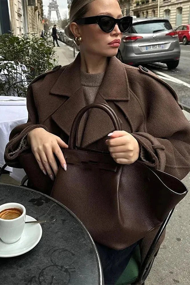 ZEYA - Hannah Lace Up Trench Coat