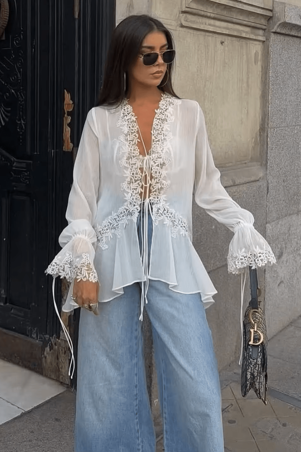 ZEYA - Helen Hollowed Out Cardigan Top
