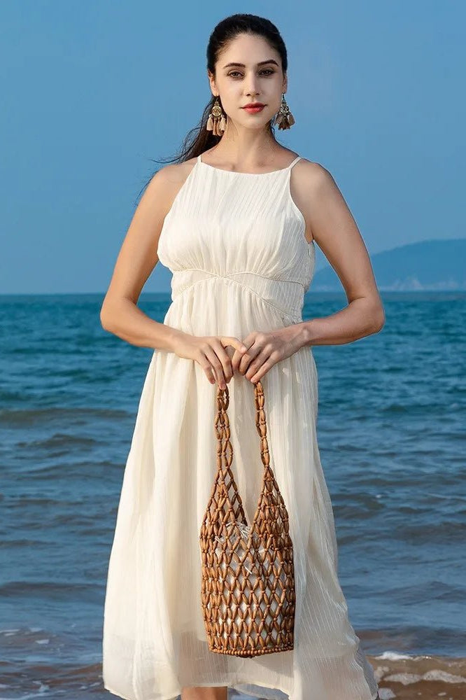 ZEYA - Jessica Woven Beaded Tote Bag