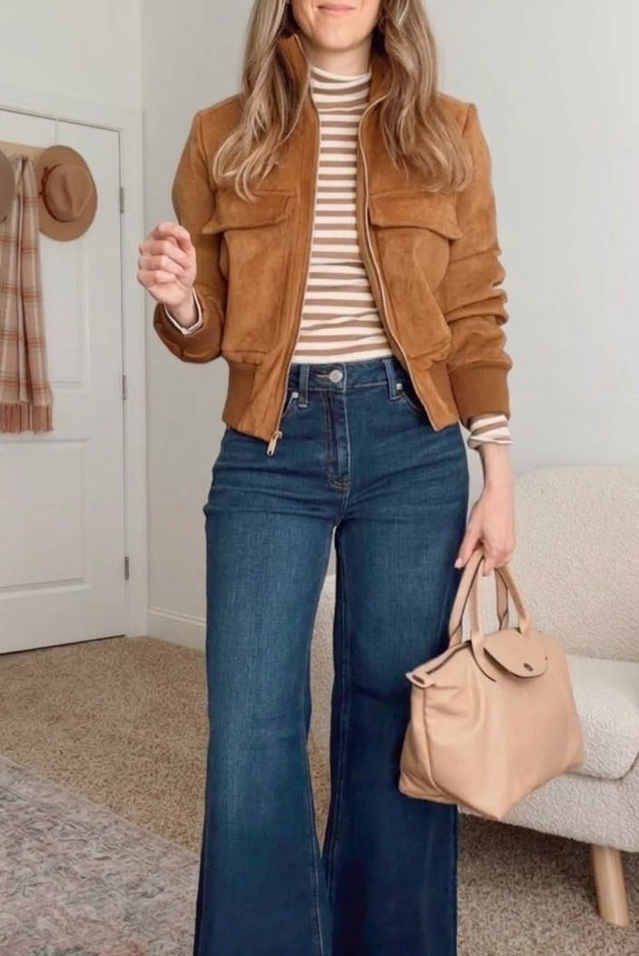 ZEYA - Joanna Cropped Bomber Jacket