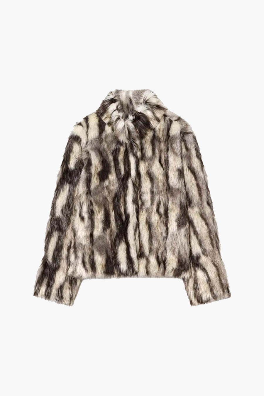 ZEYA - Jordy Leopard Faux Fur Coat