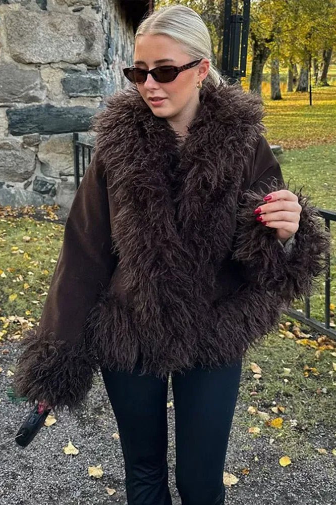 ZEYA - Kathy Plush Faux Fur Coat