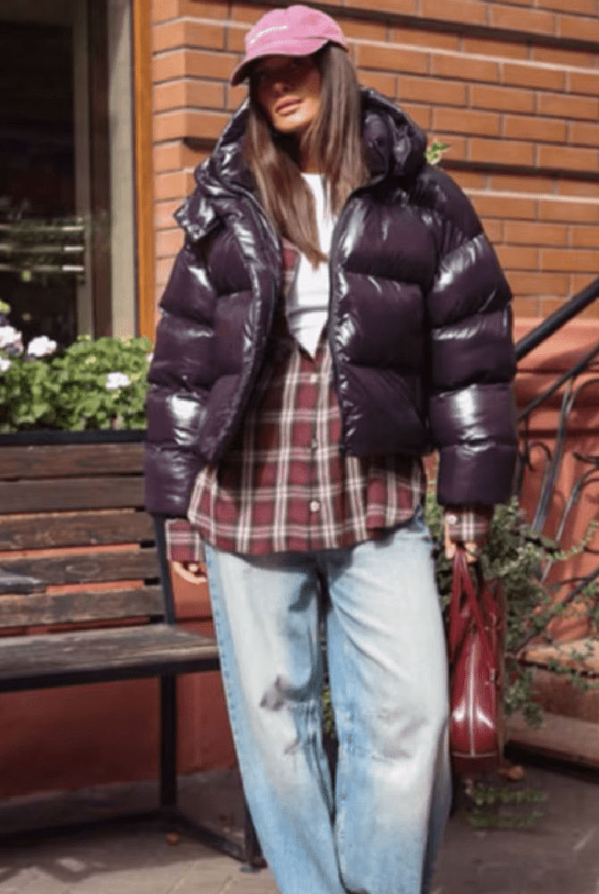 ZEYA - Lara Hooded Glossy Puffer Jacket