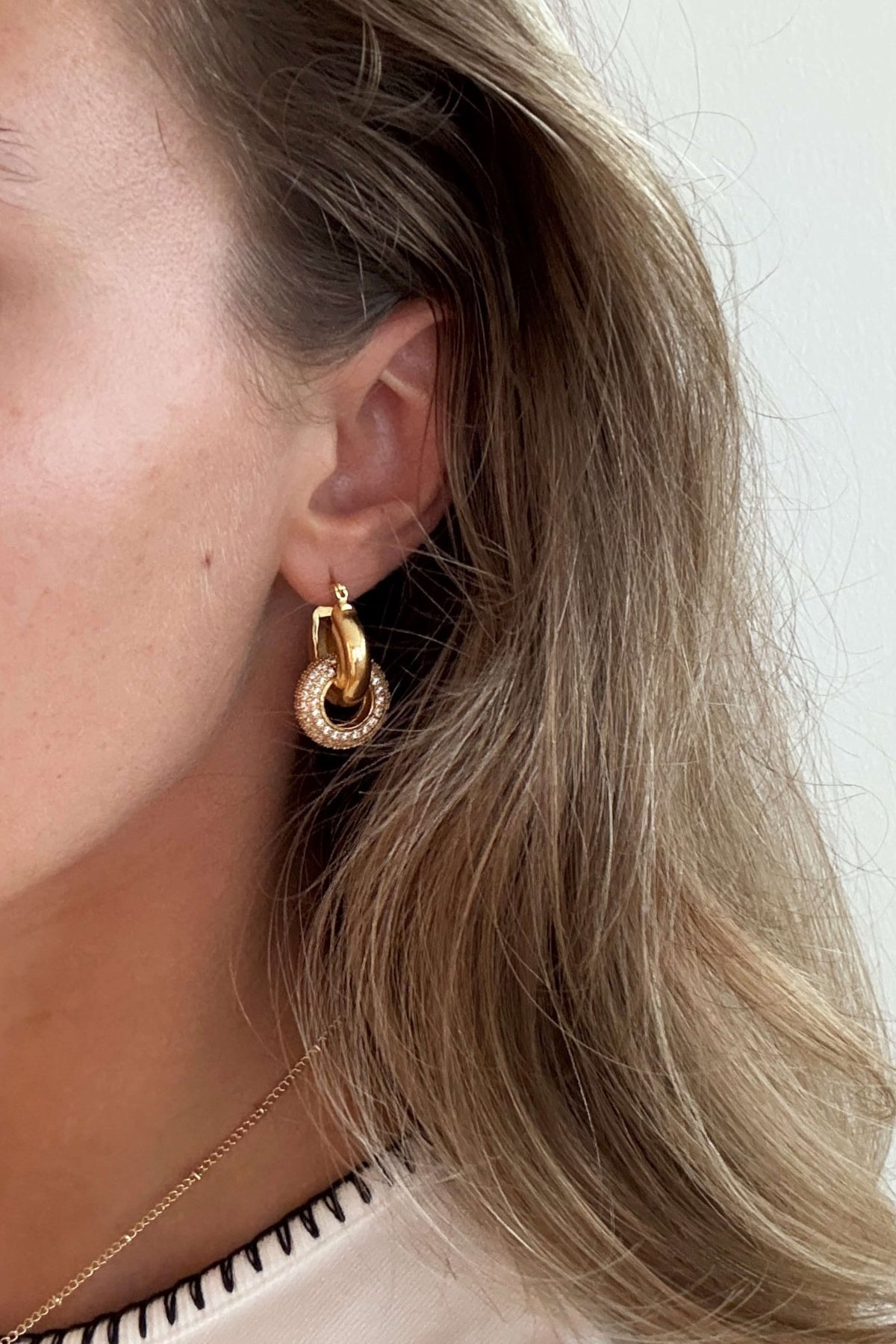 ZEYA - Lena Pavé Earrings
