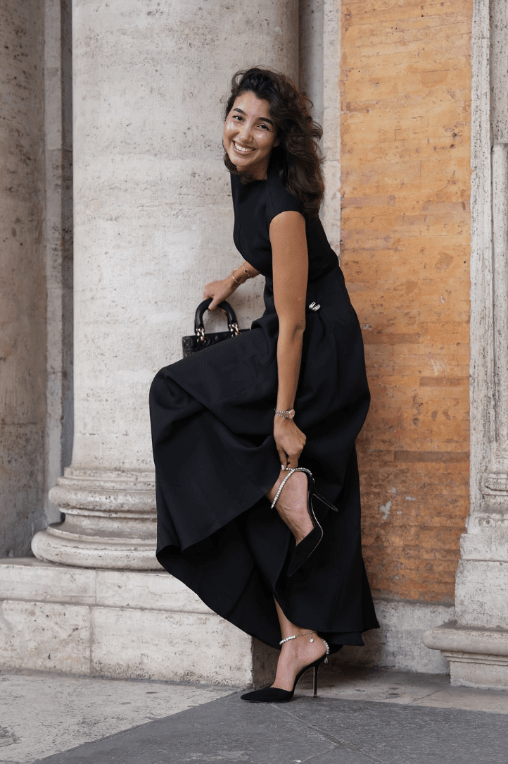 ZEYA - Lia Mock Neck Maxi Dress