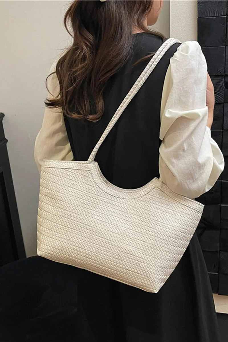 ZEYA - Lisa Textured Weave Handbag
