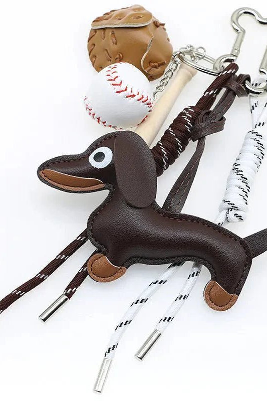 ZEYA - Lola Sausage Dog Keychain Pendant