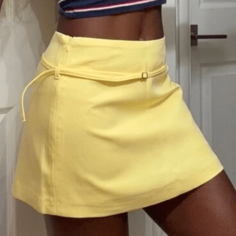 ZEYA - Lola Side Zip Skort with Belt
