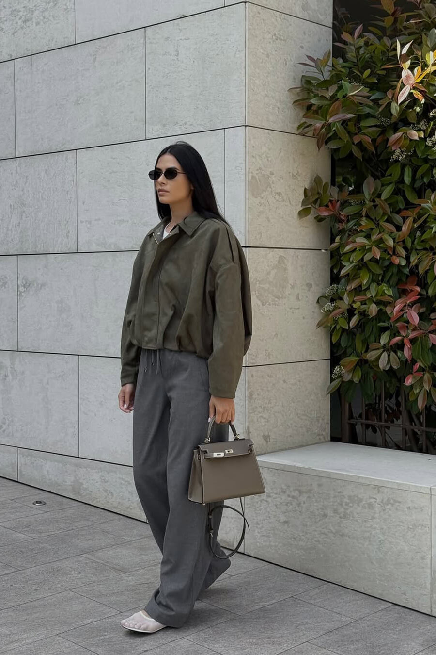 ZEYA - Lori Suede Bomber Jacket