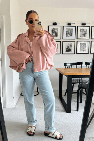ZEYA - Lori Suede Bomber Jacket
