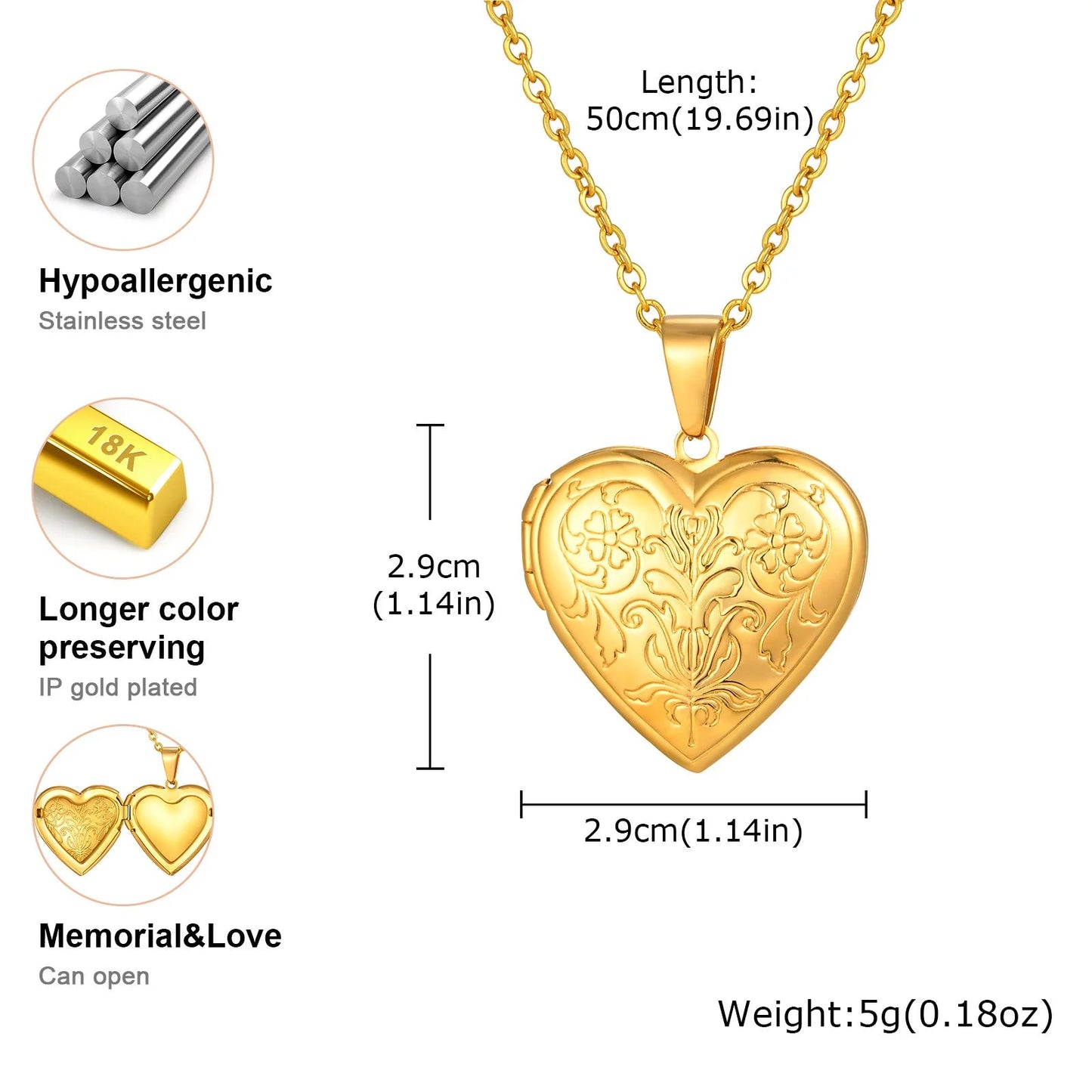 ZEYA - Love Locker Necklace