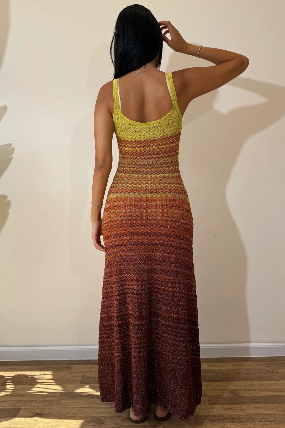 ZEYA - Margot Sunset Knit Maxi Dress