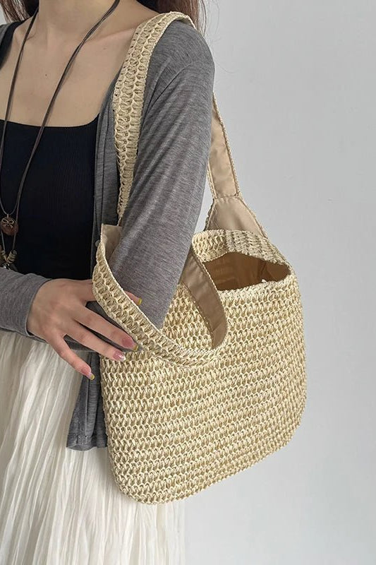 ZEYA - Marina Woven Straw Tote