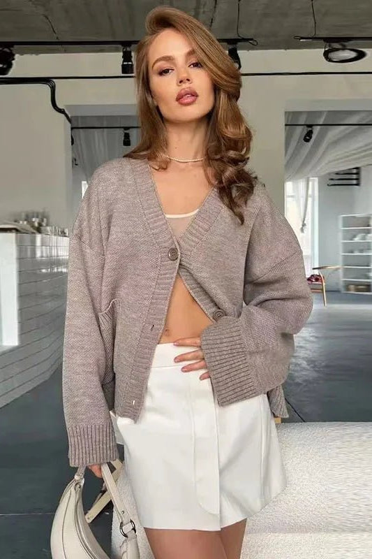 ZEYA - Melissa Elegant V Neck Cardigan