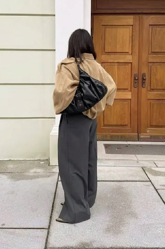 ZEYA - Mia Suede Oversized Zip Jacket