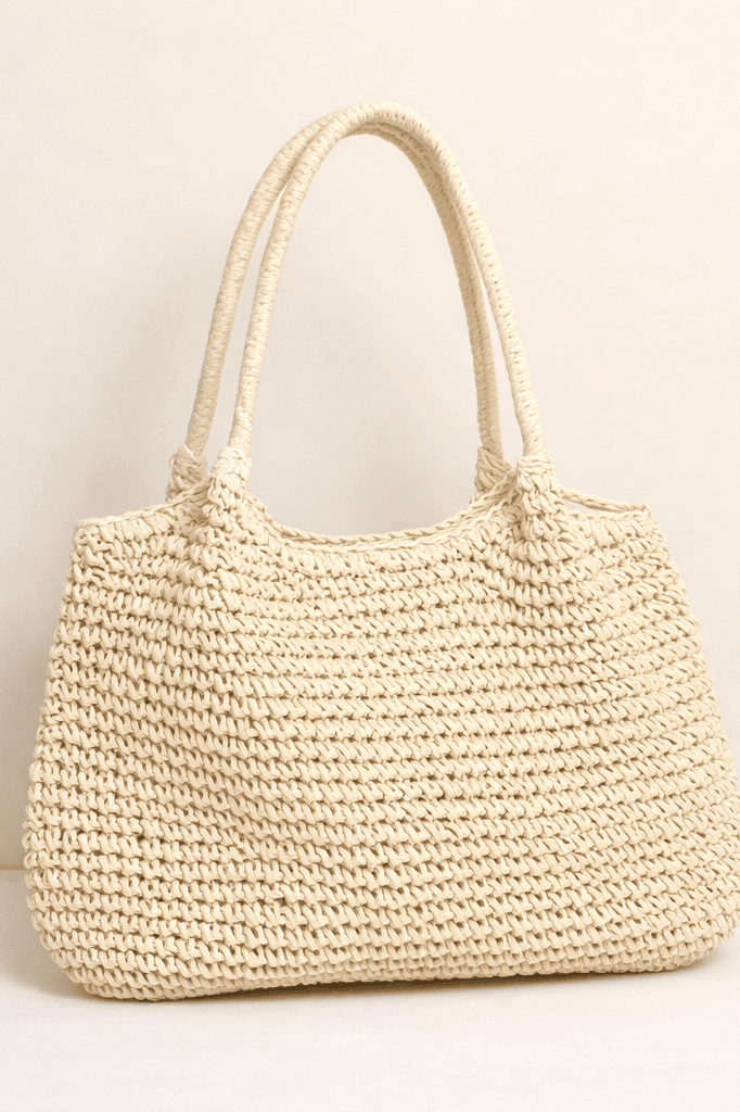 ZEYA - Mila Woven Straw Beach Tote