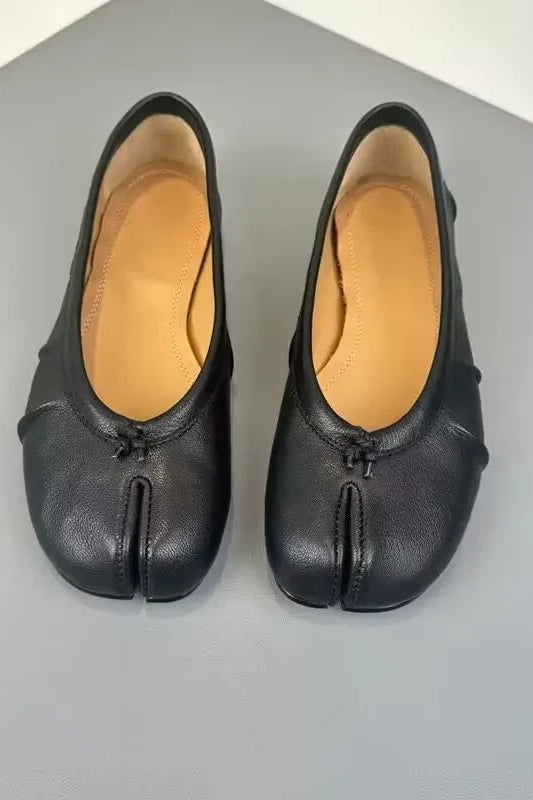 ZEYA - Miranda Split-Toe Leather Mules