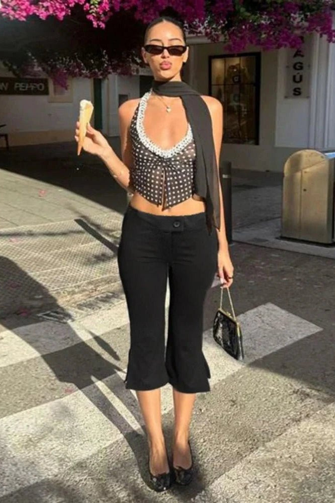 ZEYA - Moira Black Capri Pants