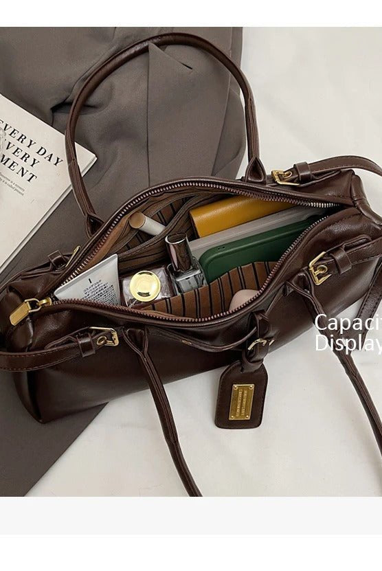 ZEYA - Nadia Leather Shoulder Bag
